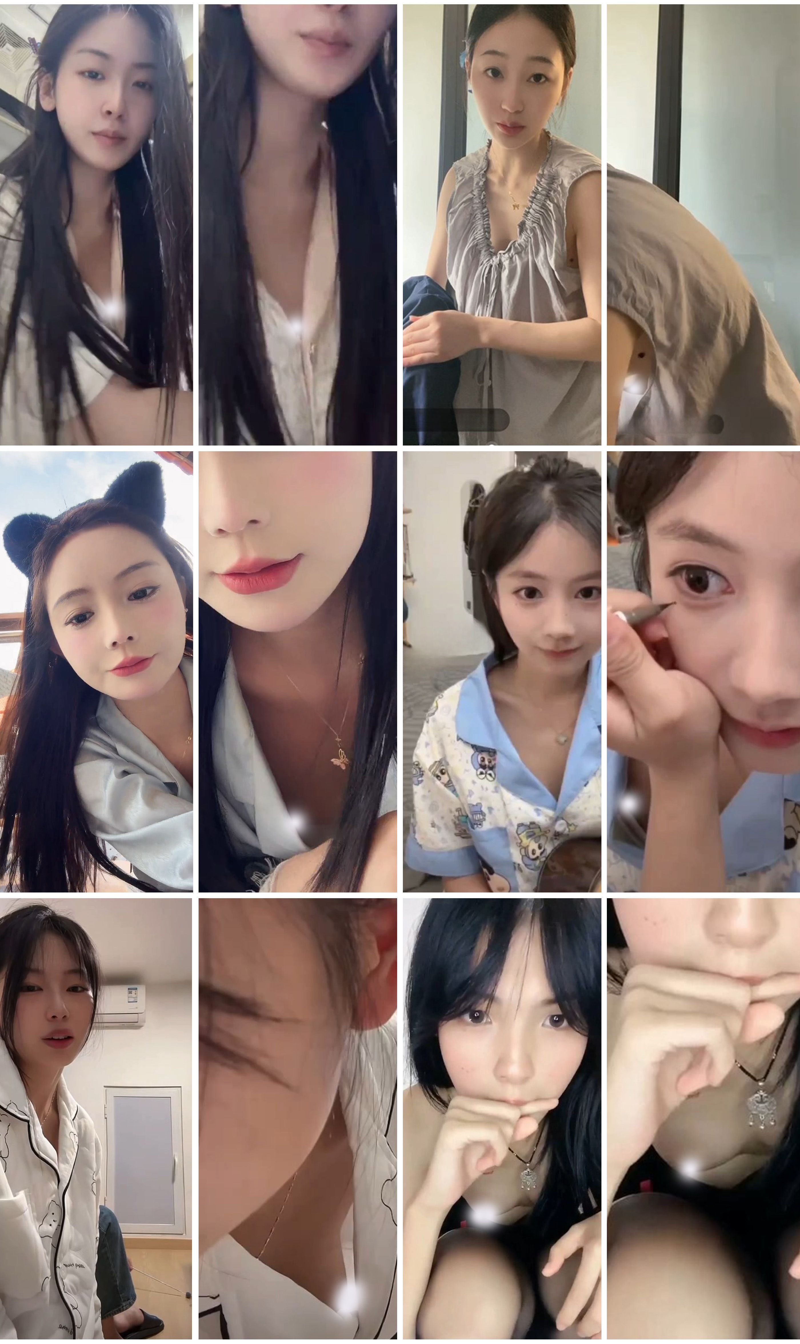 颜值主播各显神通 擦边 闪现走光 超多美女合集