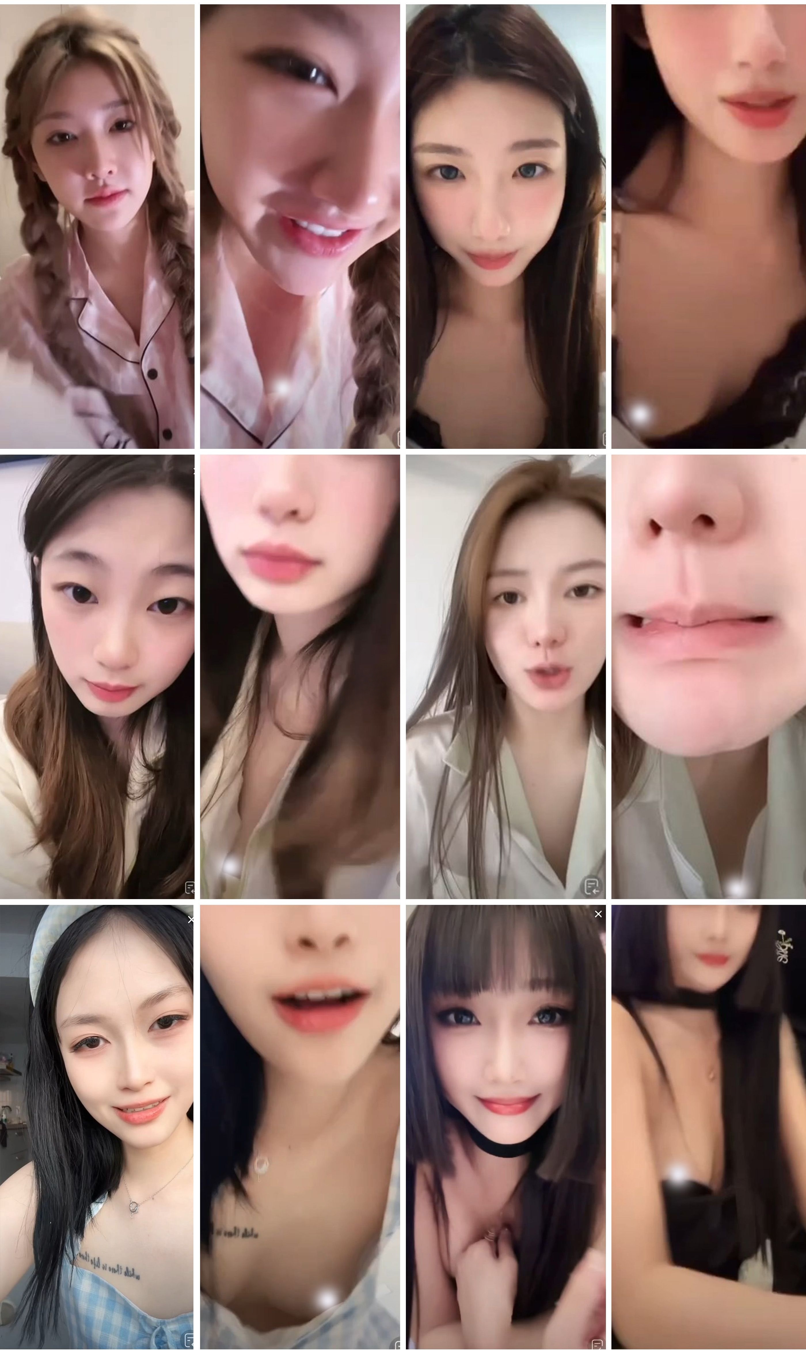 颜值主播各显神通 擦边 闪现走光 美女是真的多